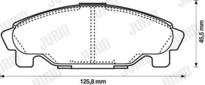 BREMSBELAGSATZ SCHEIBENBREMSE