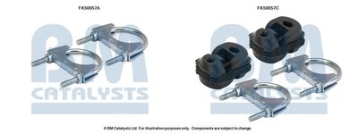 Zestaw montażowy, rura wydechowa BM CATALYSTS FK50057