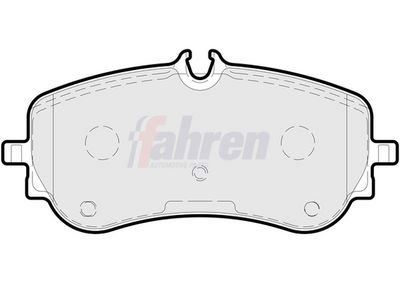 Fahren Brake Pad Set, disc brake FBP3912