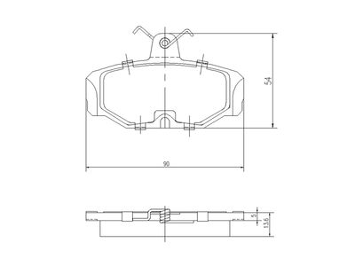 комплект спирачно феродо, дискови спирачки A.Z. Meisterteile AZMT-44-022-1289