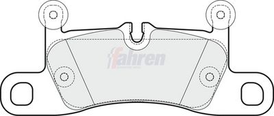 Fahren Brake Pad Set, disc brake FBP3689