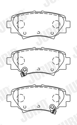 Brake Pad Set, disc brake 573614J