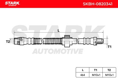спирачен маркуч STARK SKBH-0820341