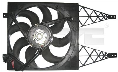 Вентилятор, охлаждение двигателя TYC 837-0044 для SKODA ROOMSTER
