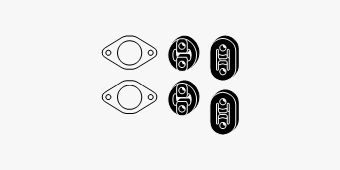 SET MONTARE SISTEM DE ESAPAMENT