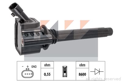 Катушка зажигания KW 470 642 для FIAT TIPO