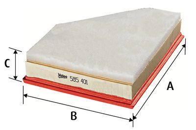 LUFTFILTER VALEO 585401 0