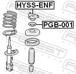 Suspension Strut Support Mount HYSS-ENF