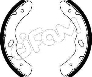 CIFAM 153-573 Ремкомплект барабанных колодок  для ISUZU ELF (Исузу Елф)