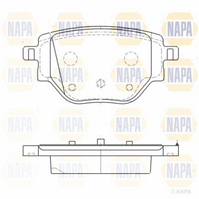 Brake Pad Set NAPA PBP7779
