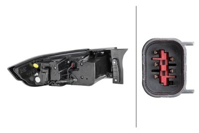 Achterlicht Rechts (LED/W16W, achteruitrijlicht) past: LAND ROVER RANGE ROVER EVOQUE L538 Cabriolet 08.15-
