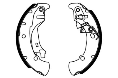 Комплект тормозных колодок E.T.F. 09-0683 для DAIHATSU HIJET