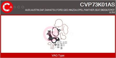 SET REPARATIE POMPA VACUUM (SISTE FRANA)