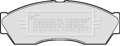 Комплект тормозных колодок, дисковый тормоз BORG & BECK BBP2118 для ROVER CITYROVER