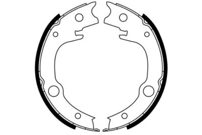 E.T.F. 09-0673 Ремкомплект барабанных колодок  для TOYOTA CELICA (Тойота Келика)