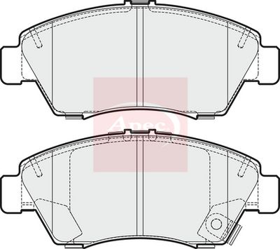 APEC Brake Pad Set, disc brake PAD1660