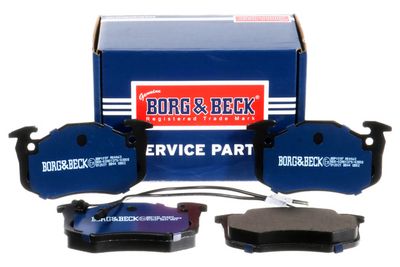 комплект спирачно феродо, дискови спирачки BORG & BECK BBP1097