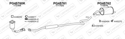 ABGASANLAGE VENEPORTE 450447