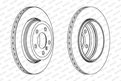 BREMSSCHEIBE FERODO DDF1297C1 1