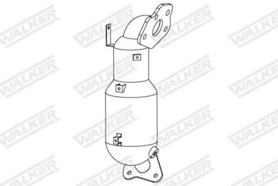 FILTRU FUNINGINE/PARTICULE SIST.DE ESAPAMENT WALKER 73274 1
