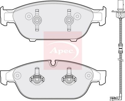 APEC Brake Pad Set, disc brake PAD1784