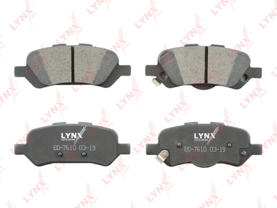 Комплект тормозных колодок, дисковый тормоз LYNXauto BD-7610 для TOYOTA VENZA