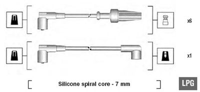 Tändkabelsats MAGNETI MARELLI 941085210571