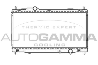 Радиатор, охлаждение двигателя AUTOGAMMA 105414 для LEXUS GS