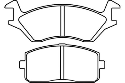 Kavo Parts Комплект тормозных колодок, дисковый тормоз