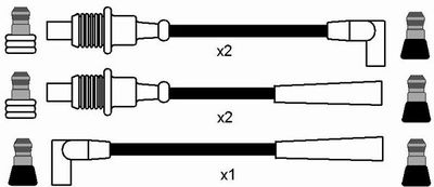 SET CABLAJ APRINDER NGK 8485 1