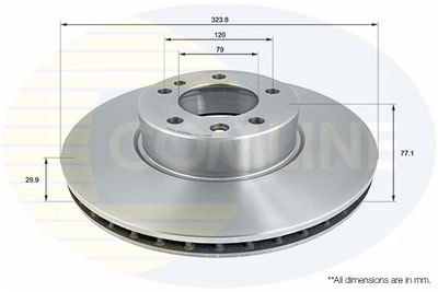 спирачен диск COMLINE ADC1772V