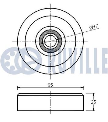 ROLA GHIDARE/CONDUCERE CUREA TRANSMISIE RUVILLE 540723 1