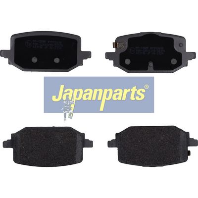 JAPANPARTS Stabdžių trinkelių rinkinys, diskinis stabdys