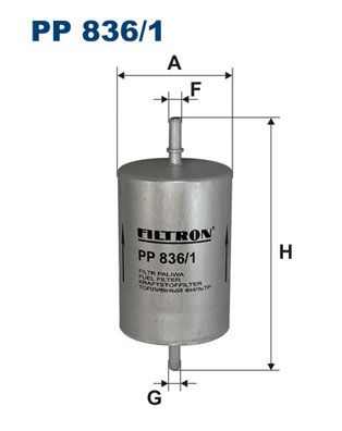 FILTRON PP 836/1 Топливный фильтр  для CHERY  (Чери Kимо)