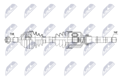 полуоска NTY NPW-PE-147