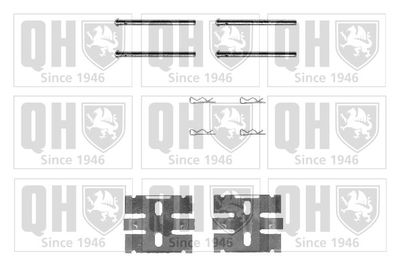 Комплектующие, колодки дискового тормоза QUINTON HAZELL BFK814 для VOLVO 340-360