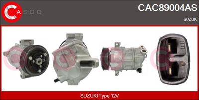 Компрессор, кондиционер CASCO CAC89004AS для SUZUKI VITARA