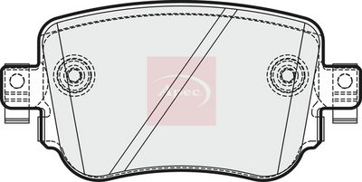 APEC Brake Pad Set, disc brake PAD1961