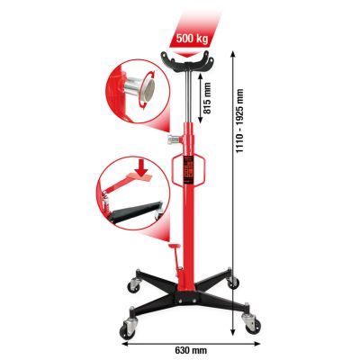 Zvedák převodovky KS TOOLS 160.1270