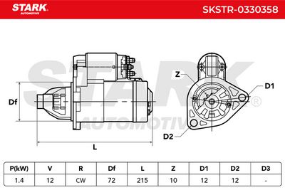 стартер STARK SKSTR-0330358