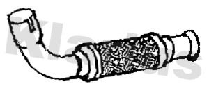 Rura wydechowa KLARIUS 2405156