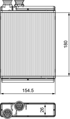 Heat Exchanger, interior heating 811517