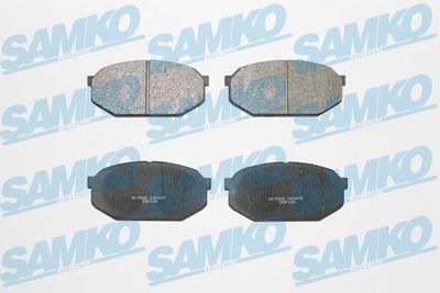 Комплект тормозных колодок, дисковый тормоз SAMKO 5SP198 для MITSUBISHI STARION