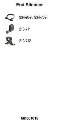 Rear muffler