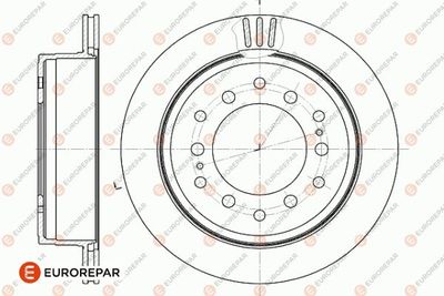Тормозной диск EUROREPAR 1642778180 для TOYOTA SEQUOIA