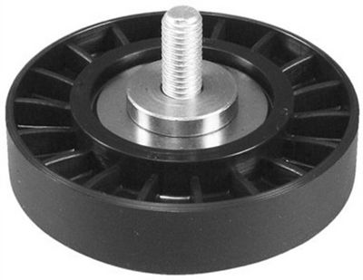 Įtempiklio skriemulys, V formos rumbuotas diržas