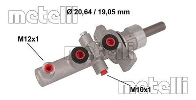 Главный тормозной цилиндр METELLI 05-0857 для BMW 5