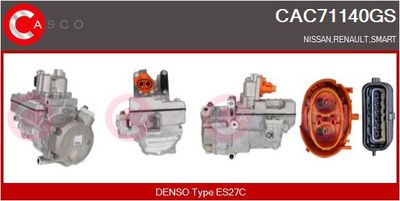 COMPRESOR CLIMATIZARE CASCO CAC71140GS