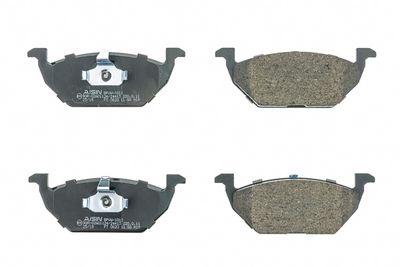 комплект спирачно феродо, дискови спирачки AISIN BPVW-1012