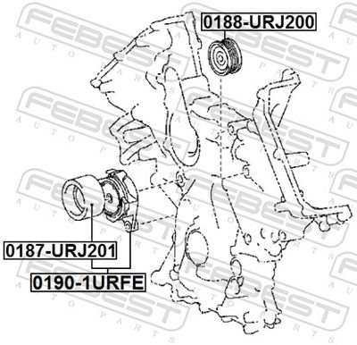 INTINZATOR CUREA CUREA DISTRIBUTIE FEBEST 01901URFE 1